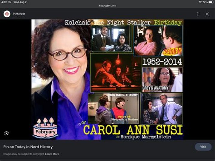 Unraveling the Legacy of Carol Ann Susi